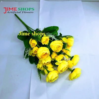 Picture of Artificial 30 laddhu flower bunches 16 inc long, fuler tora, Jime Shops (BLFB1)