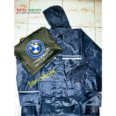 Picture of BMW Single part Heat Sealing Biker Raincoats, Jime Shops Biker Rain suits (BMW blue,Int:XXL)