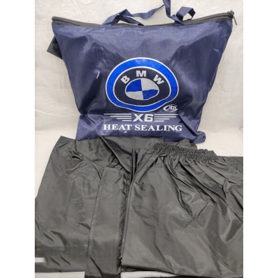 Picture of BMW Single part Heat Sealing Biker Raincoats, Jime Shops Biker Rain suits (BMW Black,Int:XXL)