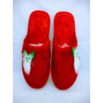 Picture of Winter Home Sandal, winter slipper, House floor Slippers (Red,EU:36)