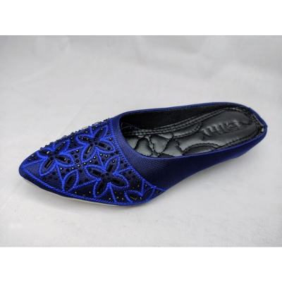 Picture of Ladies half shoes with some unique colors (Blue,EU:37)
