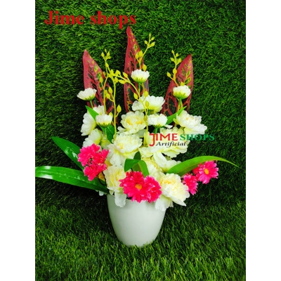 Picture of Artificial Gladiolus Flower & plant 57cm in Plastic Vases for any kind of Decoration (Blue)