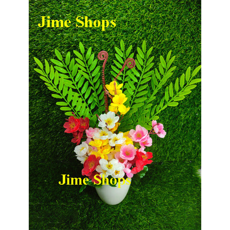 Picture of Artificial Gladiolus Flower & plant 57cm in Plastic Vases for any kind of Decoration (Red)