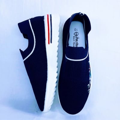 Picture of Girls Fashionable Shoes Sneakers, walking comfortable shoes (Light blue,EU:41)