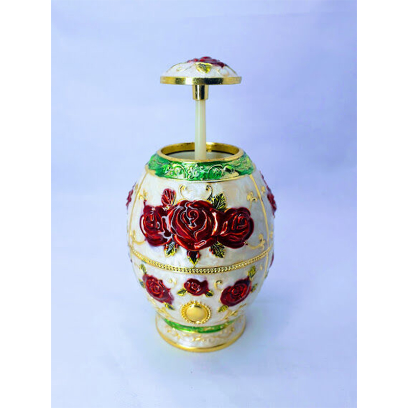 Picture of 1pcs Metal Automatic Toothpick Storage Box Toothpick Bottle Toothpick Bucket Holder Zinc Alloy Creative Advertising Organizer (Multicolor)