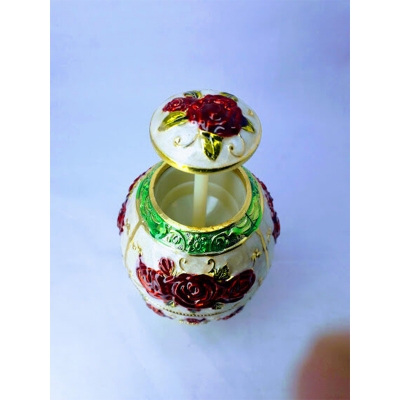 Picture of 1pcs Metal Automatic Toothpick Storage Box Toothpick Bottle Toothpick Bucket Holder Zinc Alloy Creative Advertising Organizer (Multicolor)