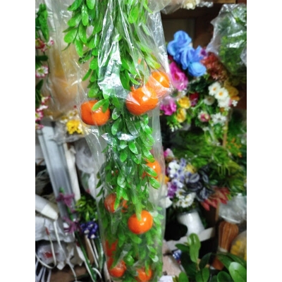 Picture of Artificial wall hanging fruits brunches with hanging chika 2ft long (HFB 5)