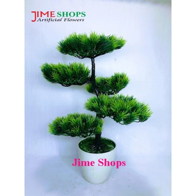 Picture of Artificial Bonsai Tree (35Cm Long+Wide) In Plastic Pot For Office, Home, Reading Table Decoration - Home Decoration Item - Home Decoration Item - artificial flower (Bonsai 10)