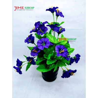 Picture of Jumko Joba Artificial Flower & Plant In Plastic Vases (30 Cm Long) - Home Decoration Item (Violet)