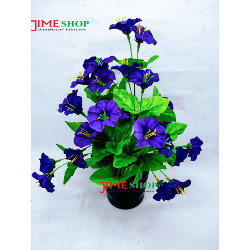 Picture of Jumko Joba Artificial Flower & Plant In Plastic Vases (30 Cm Long) - Home Decoration Item (Violet)
