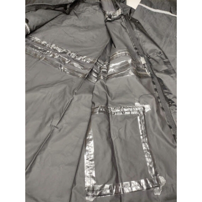 Picture of BOOS Rain Coats for Men Waterproof Jacket and Pant with Bag, Biker Raincoat (BOOS Black,Int:XXL)