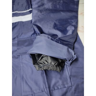 Picture of BOOS Rain Coats for Men Waterproof Jacket and Pant with Bag, Biker Raincoat (BOOS Blue,Int:XXL)