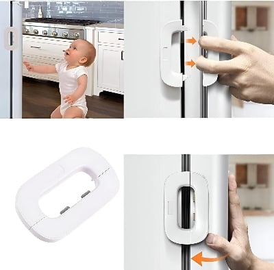 Picture of Multi-Functional Refrigerator Safety Lock, Children Secure Fridge Freezer Lock - 1pcs