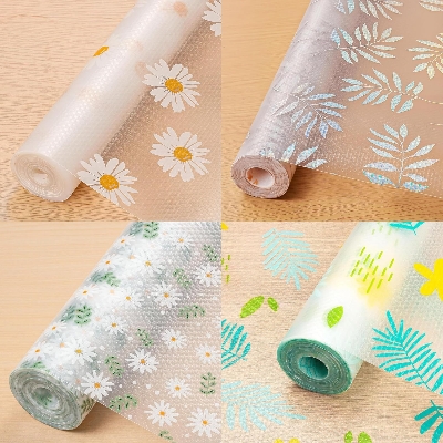 Picture of Washable Waterproof Refrigerator & Drawer Mats 2 Pcs Combo (Printed)