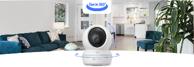 Picture of Ezviz H6c Pro Type-C 2mp1080P(1y warranty-360 Degree) Pan & Tilt Smart Home Camera -White(512GB)