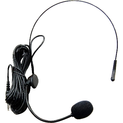 Picture of Ahuja  HBM-60CC Headband Microphone (WITH 3.5 mm jack)-Black