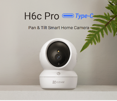 Picture of EZVIZ Indoor Hi Security 2K 1y warranty Smart color night 33fit,360 Degree,two way privacy protection,Motion Detection,Human shape & Loud Noise Detection,Sleep & Patrol mode Up to 512Gb  Type-C 3mega pixel 2K WIFI Smart Camera -White