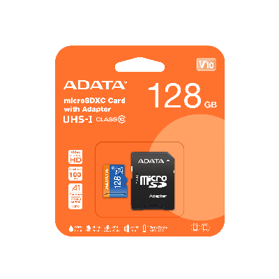 Picture of ADATA 128GB Class 10 Memory Card - Water and Shockproof MicroSD for Cameras and Devices - Durable & efiicient
