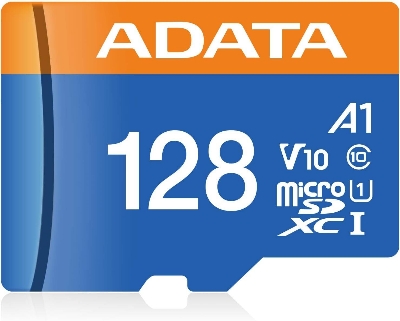 Picture of ADATA 128GB Class 10 Memory Card - Water and Shockproof MicroSD for Cameras and Devices - Durable & efiicient