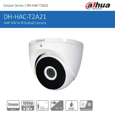 Picture of Dahua (HDCVI 20 MTR IR,3.6 MM-METAL BODY)2MP DOME CC Camera