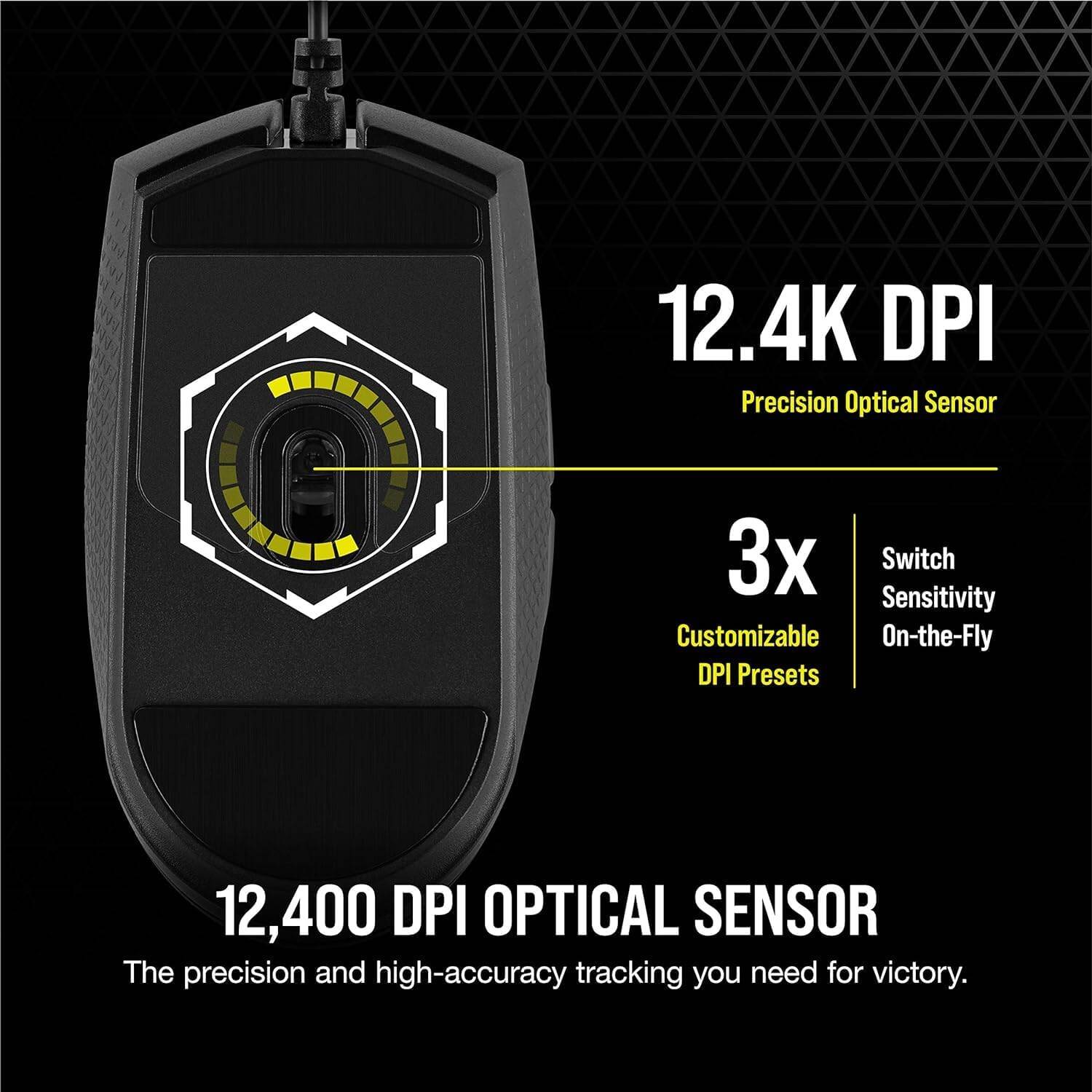 Picture of Corsair Katar PRO Black Ultra Light Gaming Mouse-Black