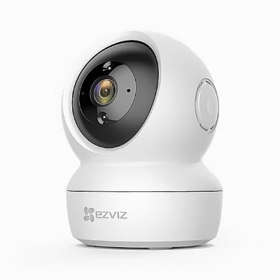 Picture of HIKVISION Ezviz H6C 80P Resolution 8x Zoom 360 Degree Visual Coverage with Smart IR Wifi 2.4G 1080p 2MP Auto Motion Tracking IP Security Camera -White(256GB)