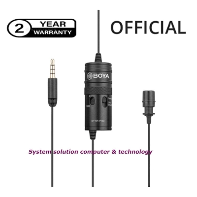 Picture of Boya By-M1 Pro(Official 2Y Warranty) Lavalier microphone-Black
