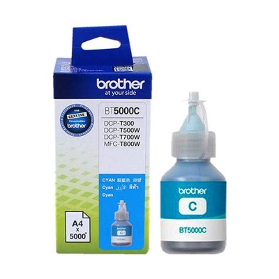Picture of Brother BT5000C (DCP-T220/DCP-T310, DCPT510W, DCPT710W, MFCT810W, MFCT910DW) Cyan Ink Bottle