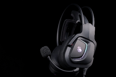 Picture of A4 TECH BLOODY G575 RGB Detachable Mic. VIRTUAL 7.1 HiFi SURROUND SOUND USB BLACK GAMING HEADSET-Black