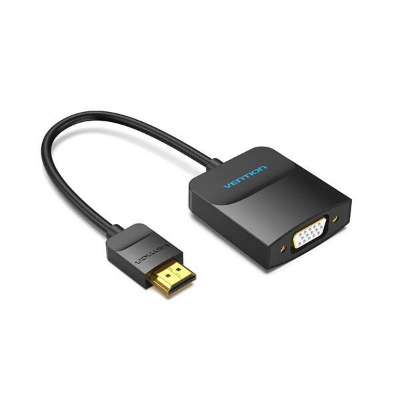 Picture of Vention 42154(Computer,Multimedia,Monitor,Projector,Television,TV Box Compatible)HDMI to VGA Adapter-1080P HD Male to VGA Female Converter-Black