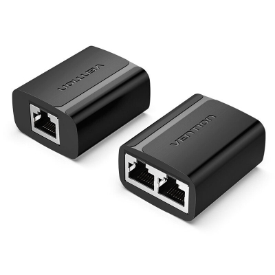 Picture of VENTION IPTB0 RJ45 Splitter Adapter-Black
