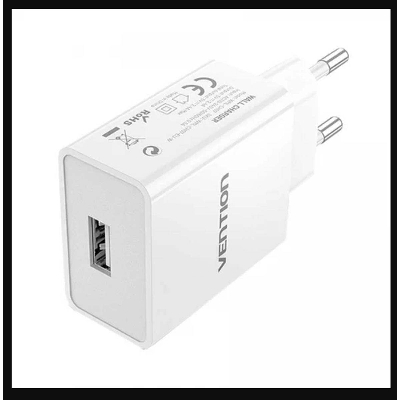 Picture of Vention 1 Port USB-C 12W White Wall Charger-White