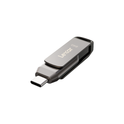 Picture of Lexar Jump Drive Dual Drive D400 3.2 64GB USB+Type C OTG Flash Drive-Silver