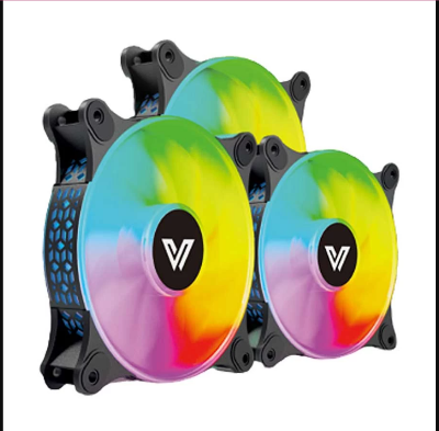 Picture of VALUE-TOP CR10-1292ARGB ARGB BLACK FAN KIT  cooling Fan-Black