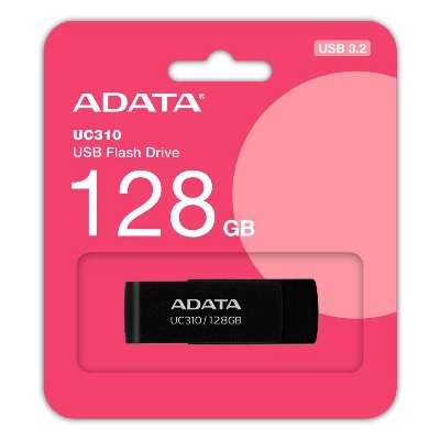 Picture of ADATA 128GB UC310 Black USB 3.2 Pen Drive-Black