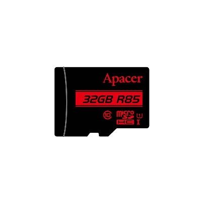 Picture of Apacer 32GB MicroSDXC Full HD 3D(5y warranty/water/magnet/temperature Proof,maUHS-I, U1,A1 v10 32GB Official Memory Card