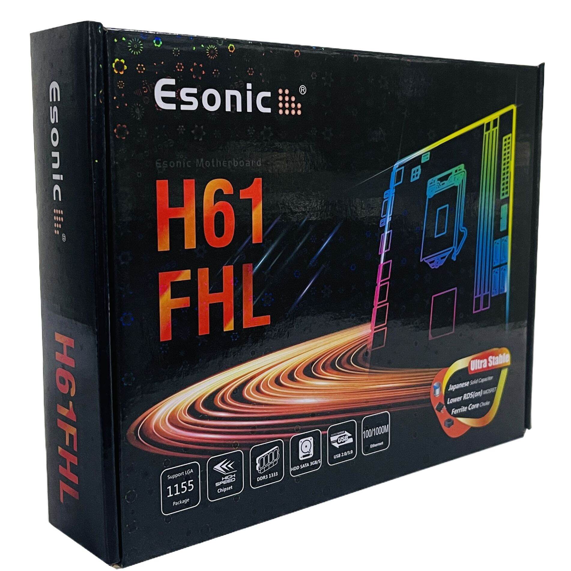 Picture of Esonic H61-FHL DDR3 (Intel Core ( i3,i5,i7) 2nd & 3rd Gen) Desktop Computer Motherboard