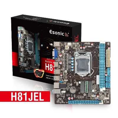 Picture of ESONIC H81 DDR3(Intel Core 4th Gen i7/i5/i3/Pentium / Celeron processor)  Intel 1150 Socket Desktop Computer Motherboard