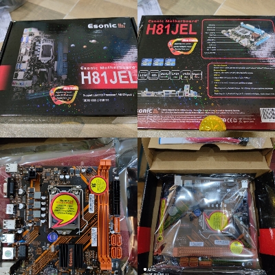 Picture of ESONIC H81 DDR3(Intel Core 4th Gen i7/i5/i3/Pentium / Celeron processor)  Intel 1150 Socket Desktop Computer Motherboard