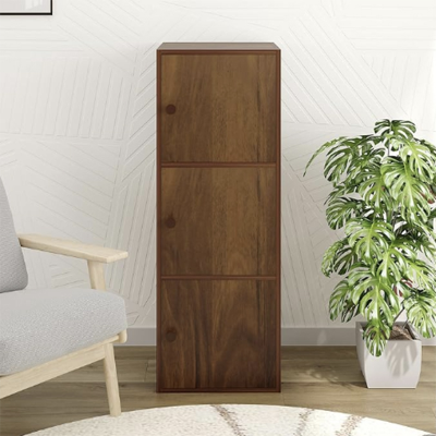 Picture of 3-Tier Storage Unit Filing Cabinet Rack Organizer Wardrobe Almirah