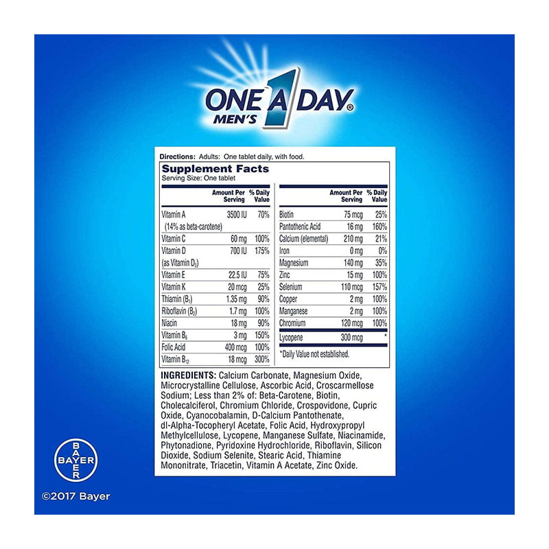 Picture of One A Day Men’s Health Formula – 300 Tablets