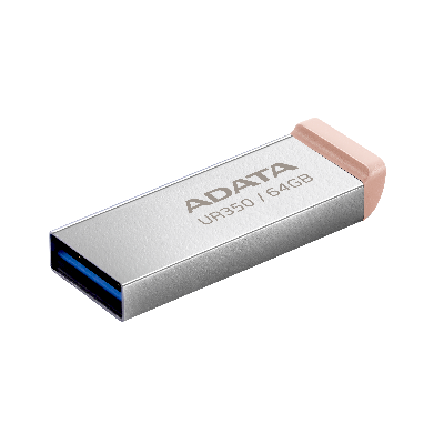 Picture of Adata UR350 64GB USB 3.2 - USB 3.2 Gen1 - Up to 100MB/s Pen Drive - 64GB Flash Drive-Brown