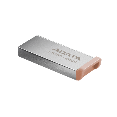 Picture of Adata UR350 64GB USB 3.2 - USB 3.2 Gen1 - Up to 100MB/s Pen Drive - 64GB Flash Drive-Brown