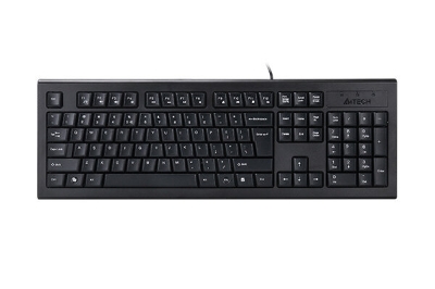 Picture of A4tech KRS-82 USB Wired Keyboard - Bangla Layout - FN Multimedia Key - Comfort Roundedge Keycaps - USB - For PC/Laptop - Black