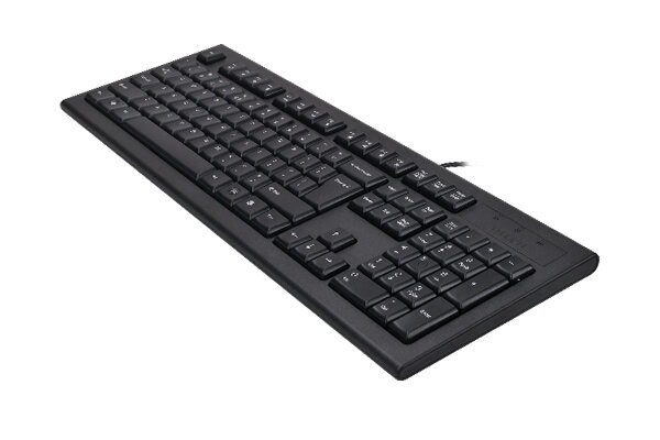 Picture of A4tech KRS-82 USB Wired Keyboard - Bangla Layout - FN Multimedia Key - Comfort Roundedge Keycaps - USB - For PC/Laptop - Black