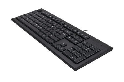 Picture of A4tech KRS-82 USB Wired Keyboard - Bangla Layout - FN Multimedia Key - Comfort Roundedge Keycaps - USB - For PC/Laptop - Black
