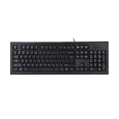 Picture of A4tech KRS-82 USB Wired Keyboard - Bangla Layout - FN Multimedia Key - Comfort Roundedge Keycaps - USB - For PC/Laptop - Black