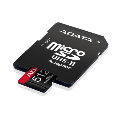 Picture of ADATA HIGH Endurance 512GB (U3,UHS-1,V30,20000hrs of Durability,Water/Shock/X-Ray Proof,Anti Static,4K, 8K, 3D, or 360° video recording) MICROSDXC Memory Card