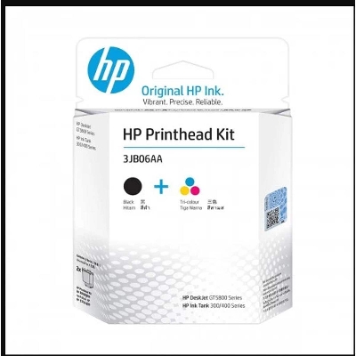 Picture of HP GT51/GT52 2-pack Black/Tri-color Printhead Replacement Kit (3JB06AA) Black and color 1 set-Black