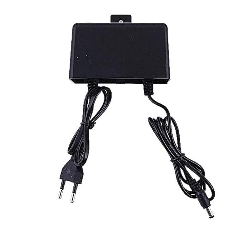 Picture of CCTV Camera Power Supply Waterproof AC/ DC Adapter - Black-Black
